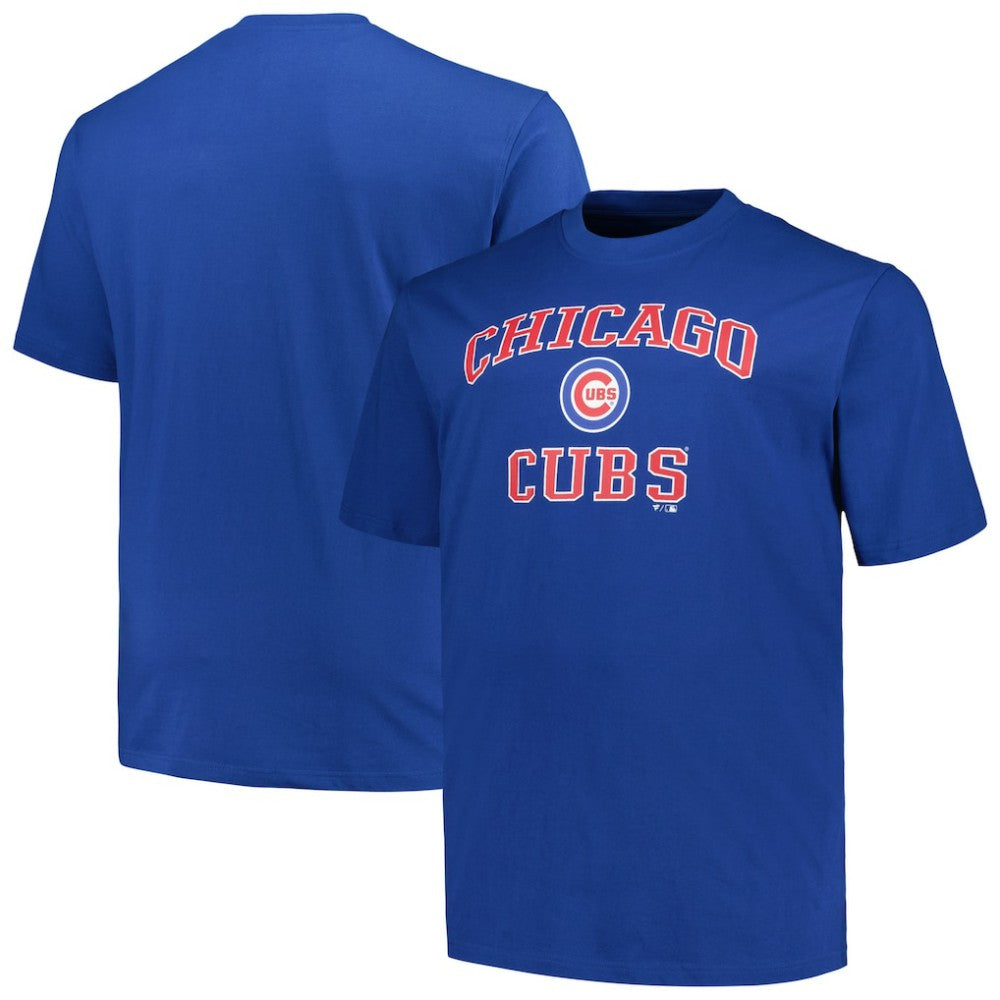 Chicago Cubs Profile Big & Tall Heart & Soul T-Shirt - Royal - MLB Lifestyle