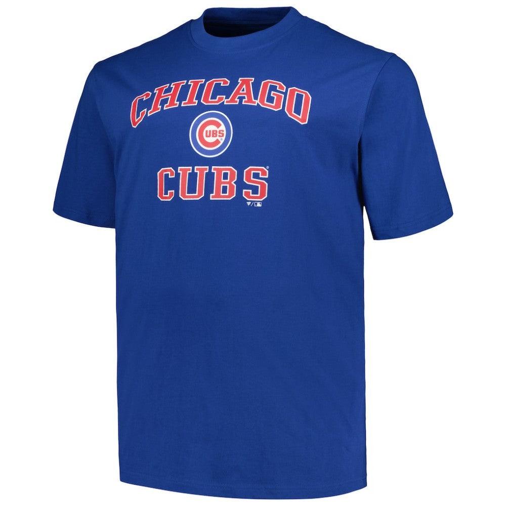 Chicago Cubs Profile Big & Tall Heart & Soul T-Shirt - Royal - MLB Lifestyle