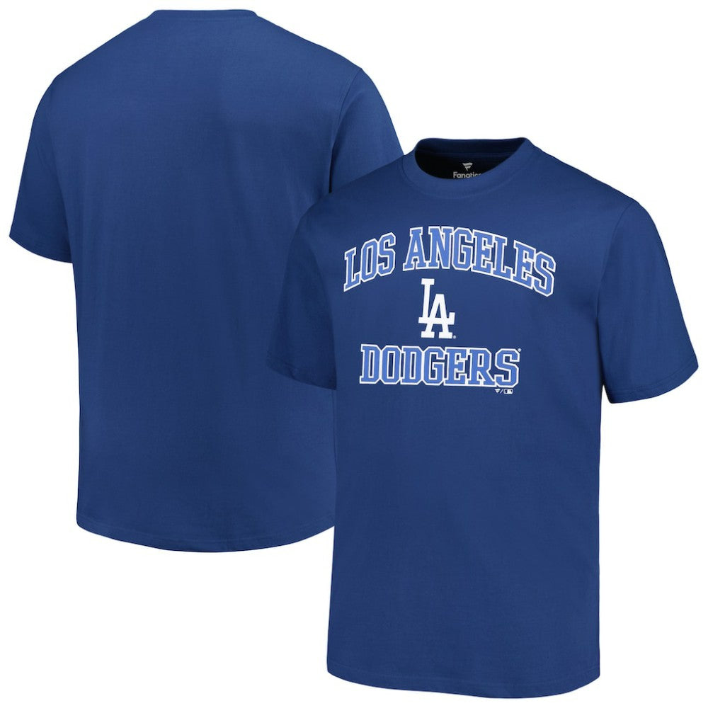 Los Angeles Dodgers Profile Big & Tall Heart & Soul T-Shirt - Royal - MLB Lifestyle