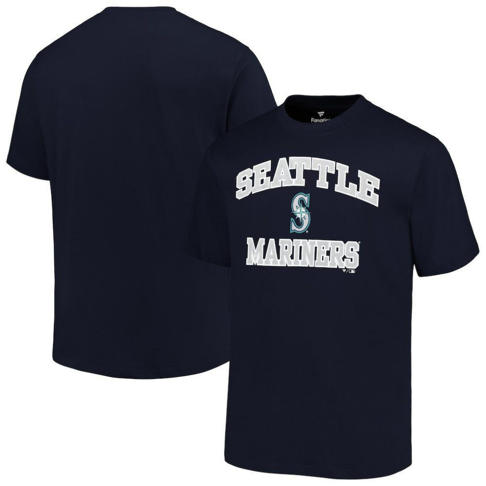 Seattle Mariners Profile Big & Tall Heart & Soul T-Shirt - Navy - MLB Lifestyle