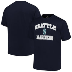 Seattle Mariners Profile Big & Tall Heart & Soul T-Shirt - Navy - MLB Lifestyle
