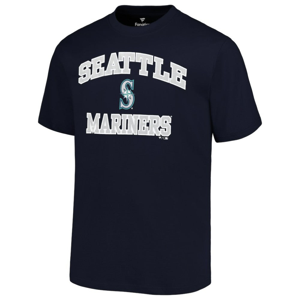 Seattle Mariners Profile Big & Tall Heart & Soul T-Shirt - Navy - MLB Lifestyle