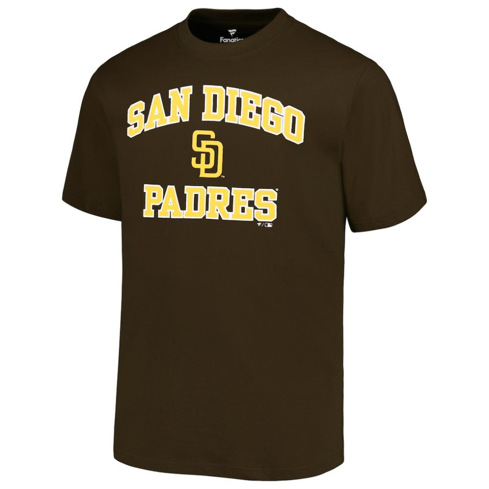 San Diego Padres Profile Big & Tall Heart & Soul T-Shirt - Brown - MLB Discount