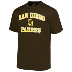 San Diego Padres Profile Big & Tall Heart & Soul T-Shirt - Brown - MLB Discount