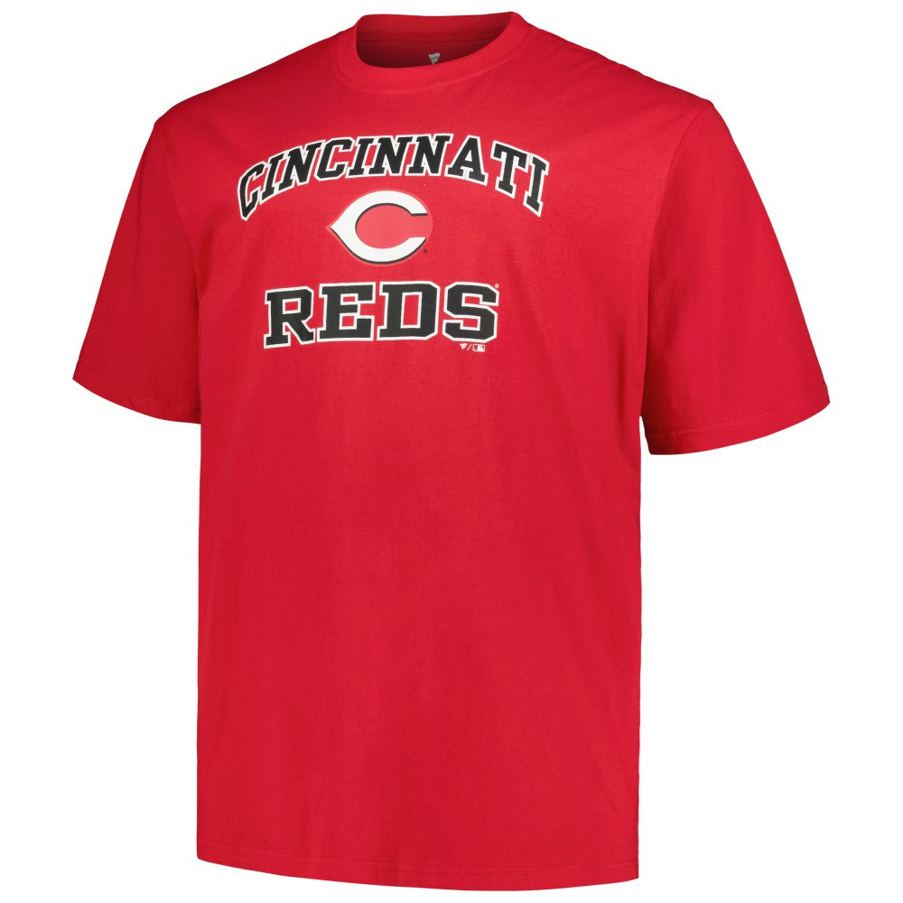 Cincinnati Reds Profile Big & Tall Heart & Soul T-Shirt - Red - MLB Lifestyle