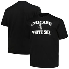 Chicago White Sox Profile Big & Tall Heart & Soul T-Shirt - Black - MLB on Sale