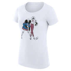 Colorado Avalanche G-III 4Her by Carl Banks Women's Super-Slim Fit Lightweight Hockey Girls T-Shirt - White - NHL 200632796