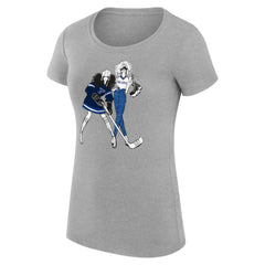 St. Louis Blues G-III 4Her by Carl Banks Women's Super-Slim Fit Lightweight Hockey Girls T-Shirt - Heather Gray - NHL 200632819