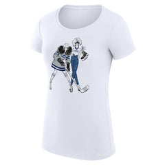 Tampa Bay Lightning G-III 4Her by Carl Banks Women's Super-Slim Fit Lightweight Hockey Girls T-Shirt - White - NHL 200632832