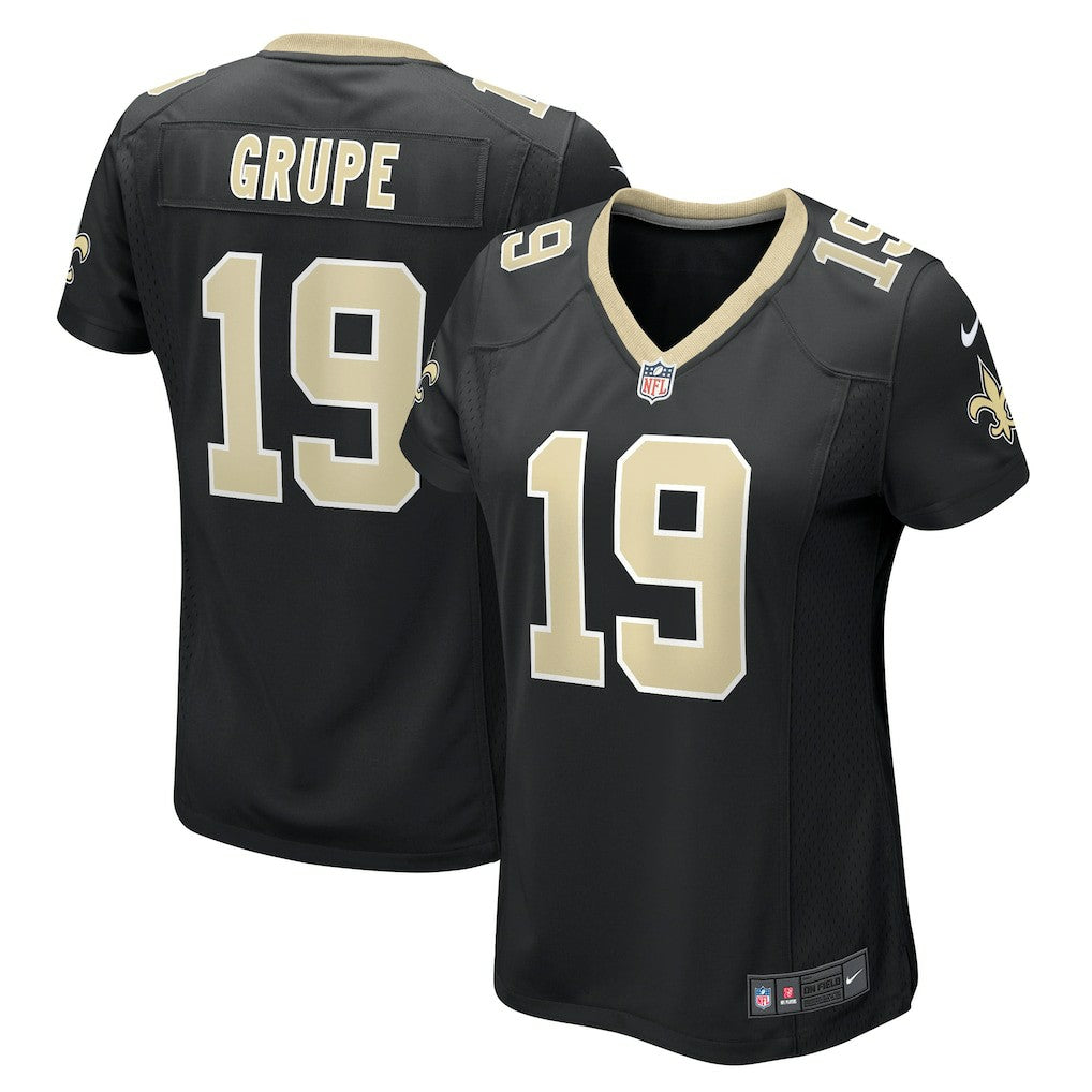 Nike Blake Grupe New Orleans Saints Women's Team Game Jersey Black