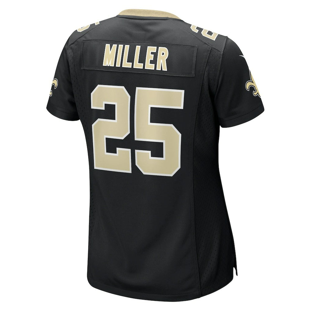 Nike Kendre Miller New Orleans Saints Women's Team Game Jersey Black