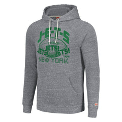New York Jets Homage Unisex Hyperlocal Raglan Pullover Hoodie Gray