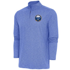 Buffalo Sabres Antigua Hunk Quarter-Zip Pullover Top - Heather Royal - NHL 200640555