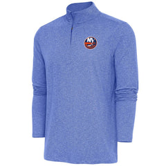 New York Islanders Antigua Hunk Quarter-Zip Pullover Top - Heather Royal - NHL 200640711