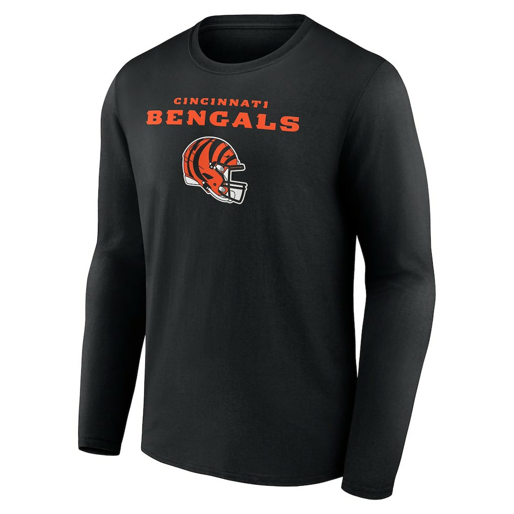 Ja'Marr Chase Cincinnati Bengals Team Wordmark Player Name & Number Long Sleeve T-Shirt Black