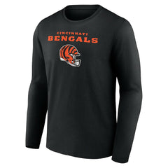 Ja'Marr Chase Cincinnati Bengals Team Wordmark Player Name & Number Long Sleeve T-Shirt Black