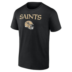 Alvin Kamara New Orleans Saints Team Wordmark Player Name & Number T-Shirt Black