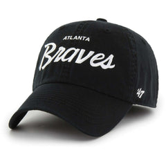 Atlanta Braves '47 Crosstown Classic Franchise Fitted Hat - Black - 47 brand Online