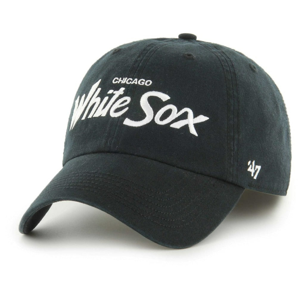 Chicago White Sox '47 Crosstown Classic Franchise Fitted Hat - Black - 47 brand Lifestyle