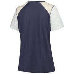 Houston Astros '47 Women's Plus Size Henley T-Shirt - Navy/Gray - 47 brand Sale