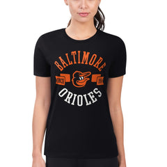Baltimore Orioles G-III 4Her by Carl Banks Women's Super-Slim Fit Lightweight City Graphic T-Shirt - Black - MLB Online