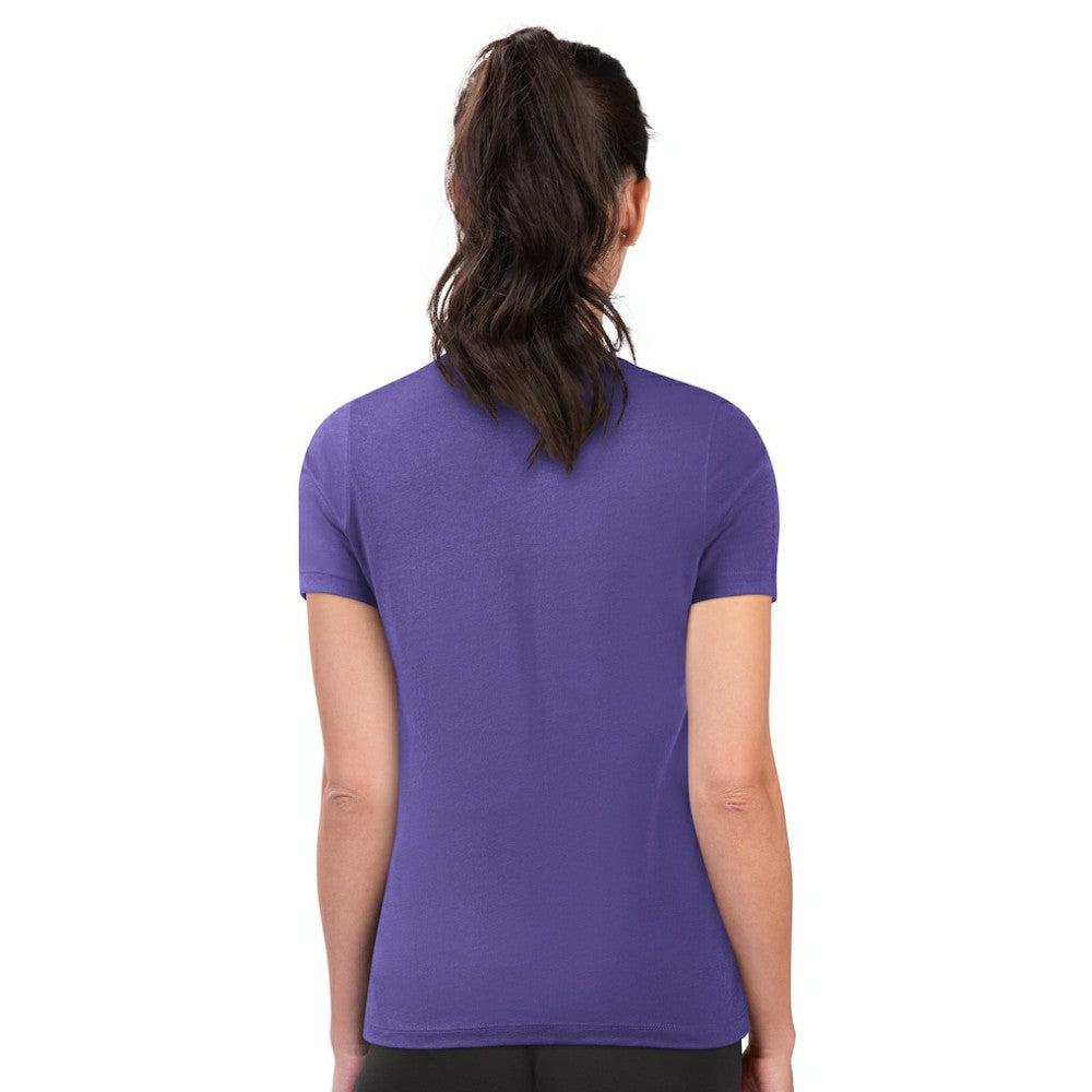 Colorado Rockies G-III 4Her by Carl Banks Women's Super-Slim Fit Lightweight City Graphic T-Shirt - Purple - MLB Sale