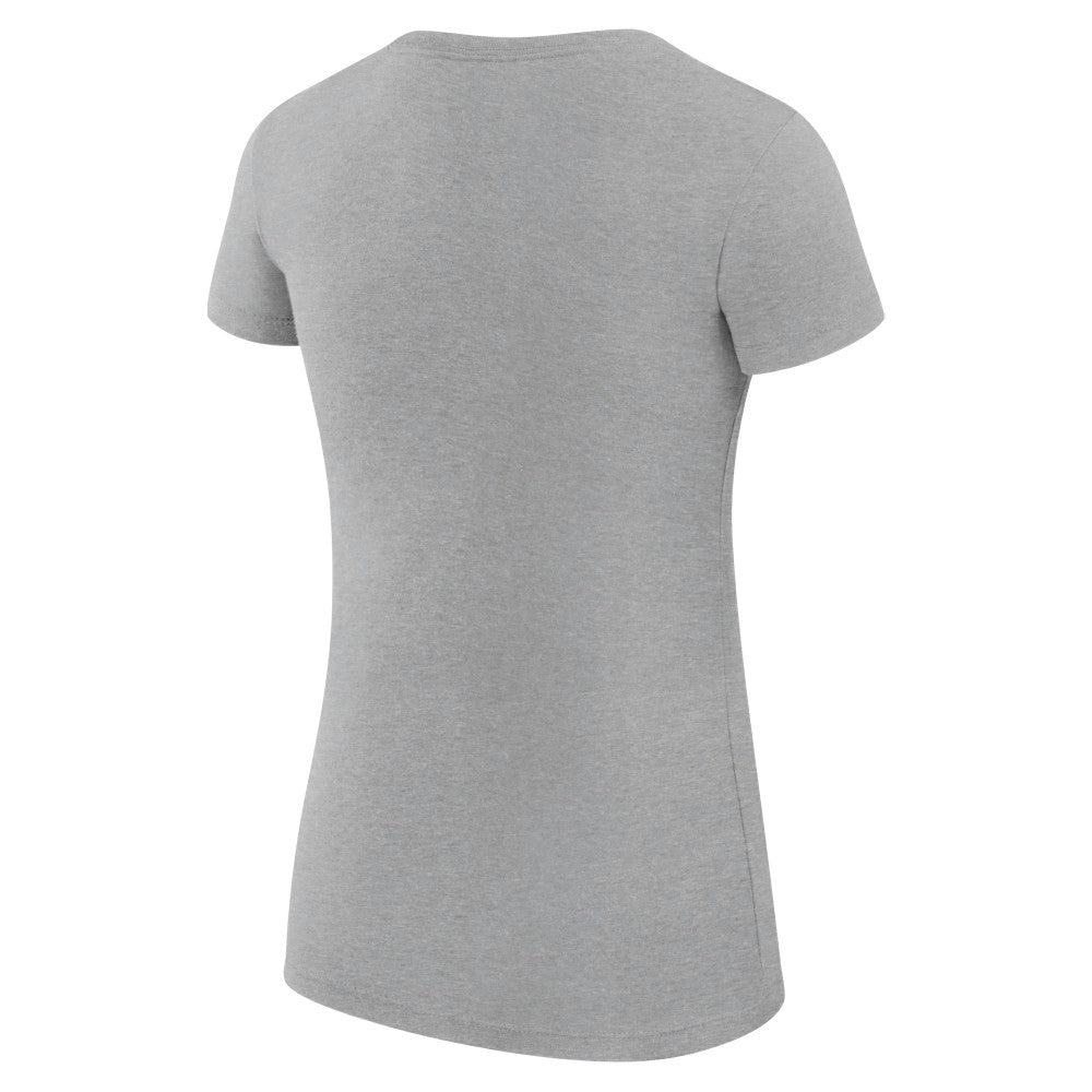 Kansas City Royals G-III 4Her by Carl Banks Women's Super-Slim Fit Lightweight City Graphic T-Shirt - Heather Gray - MLB Sale