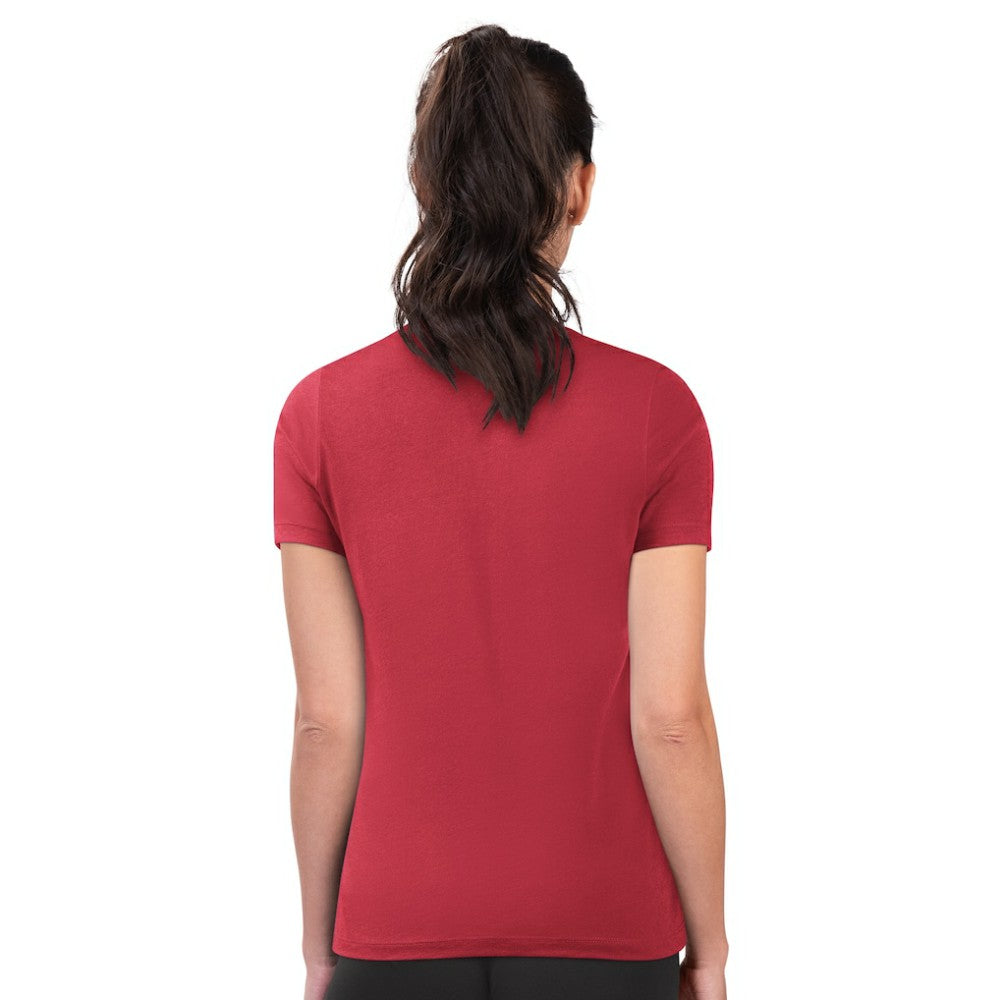 Philadelphia Phillies G-III 4Her by Carl Banks Women's Super-Slim Fit Lightweight City Graphic T-Shirt - Red - MLB Sale