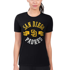 San Diego Padres G-III 4Her by Carl Banks Women's Super-Slim Fit Lightweight City Graphic T-Shirt - Black - MLB Online