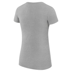 Texas Rangers G-III 4Her by Carl Banks Women's Super-Slim Fit Lightweight City Graphic T-Shirt - Heather Gray - MLB Discount