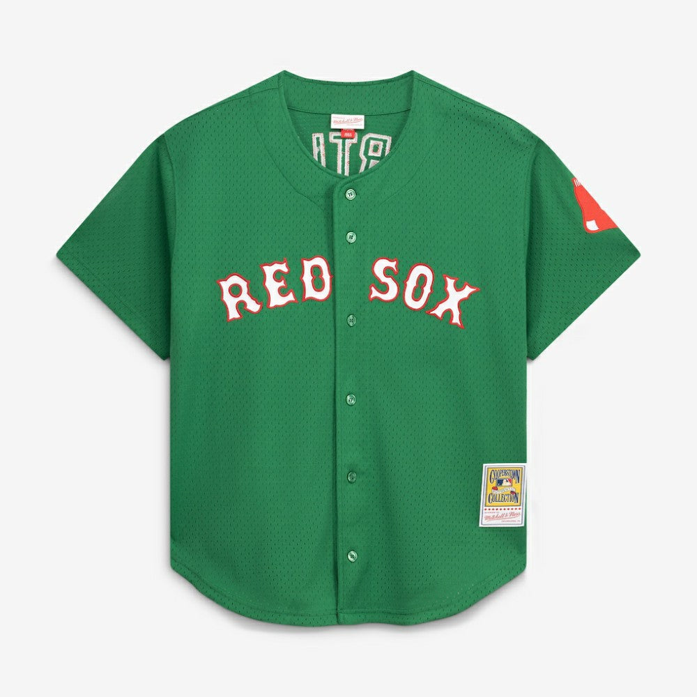 David Ortiz Boston Red Sox Mitchell & Ness Cooperstown Collection Mesh Batting Practice Jersey - Kelly Green - Mitchell & Ness on Sale