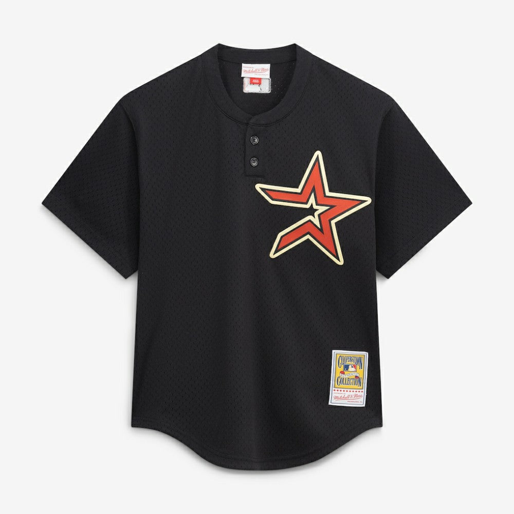 Craig Biggio Houston Astros Mitchell & Ness Authentic Batting Practice Jersey - Black - Mitchell & Ness on Sale