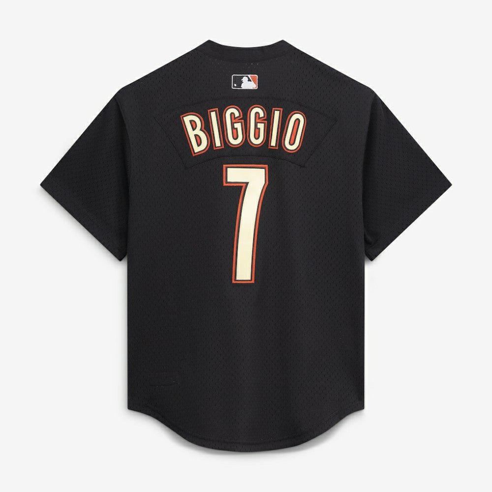 Craig Biggio Houston Astros Mitchell & Ness Authentic Batting Practice Jersey - Black - Mitchell & Ness on Sale