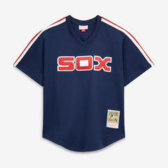 Carlton Fisk Chicago White Sox Mitchell & Ness Authentic Batting Practice Jersey - Navy - Mitchell & Ness Sale