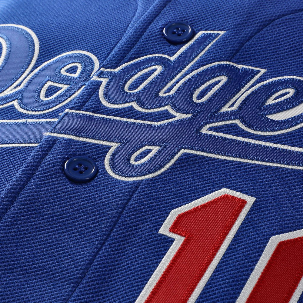 Hideo Nomo Los Angeles Dodgers Mitchell & Ness Cooperstown Collection 2004 Batting Practice Jersey - Royal - Mitchell & Ness Sale