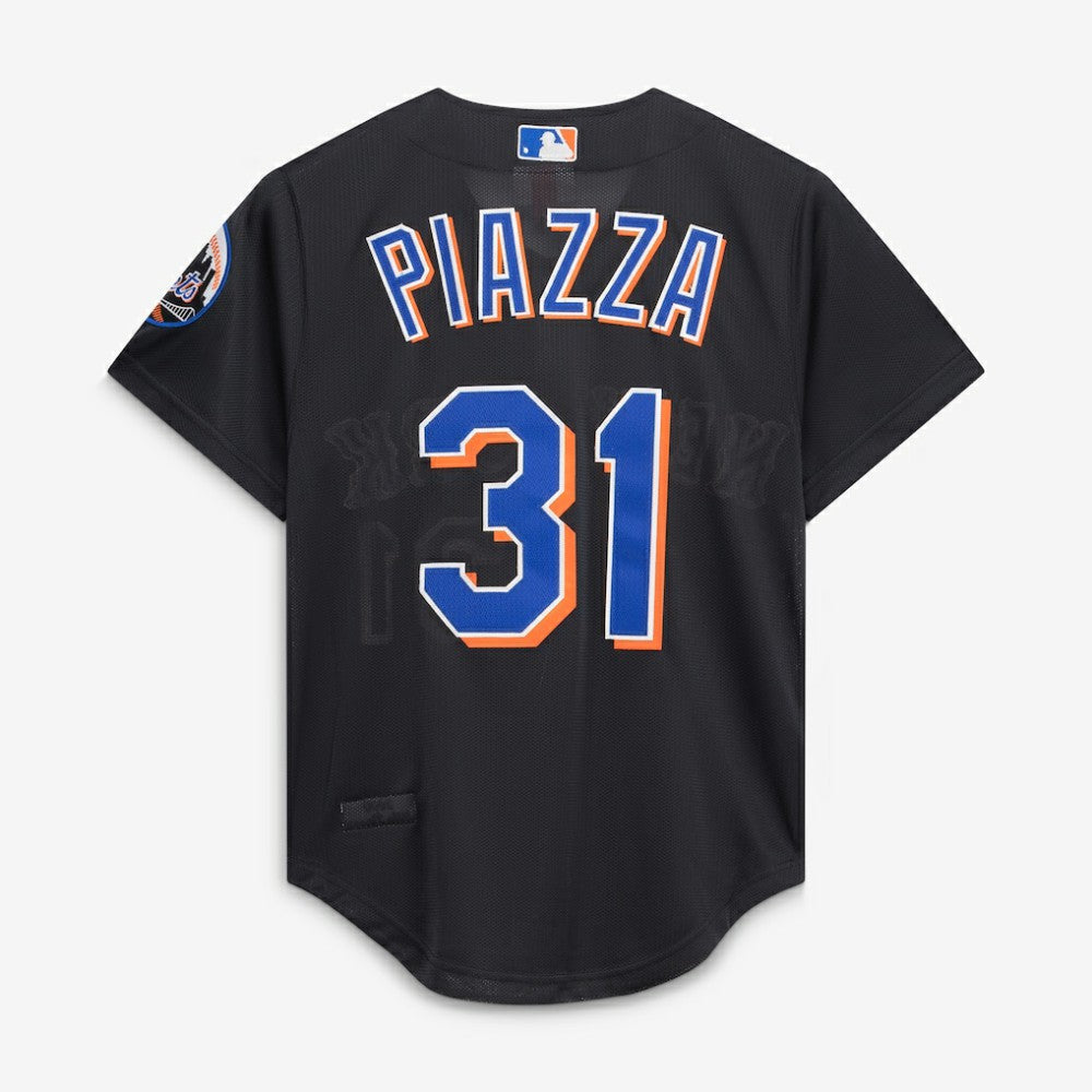 Mike Piazza New York Mets Mitchell & Ness Cooperstown Collection 2000 Batting Practice Jersey - Black - Mitchell & Ness Online
