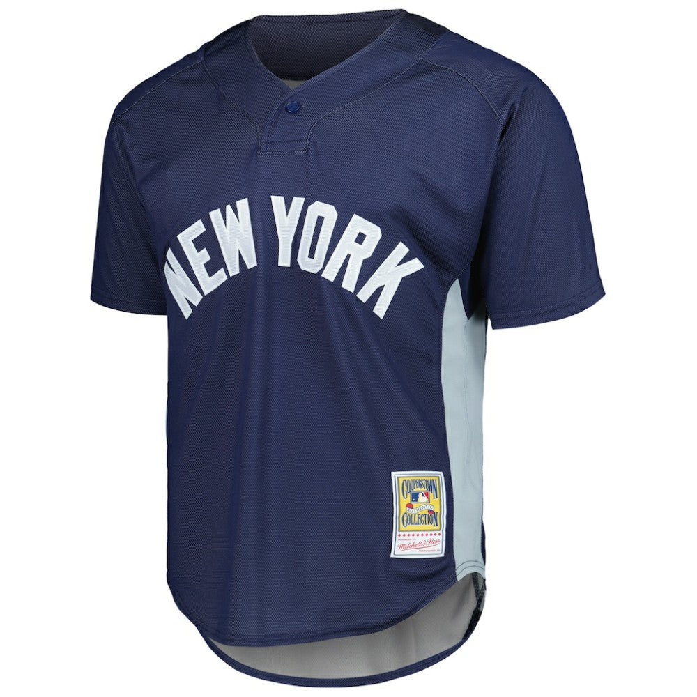 Mariano Rivera New York Yankees Mitchell & Ness Authentic Batting Practice Jersey - Navy - New Era on Sale