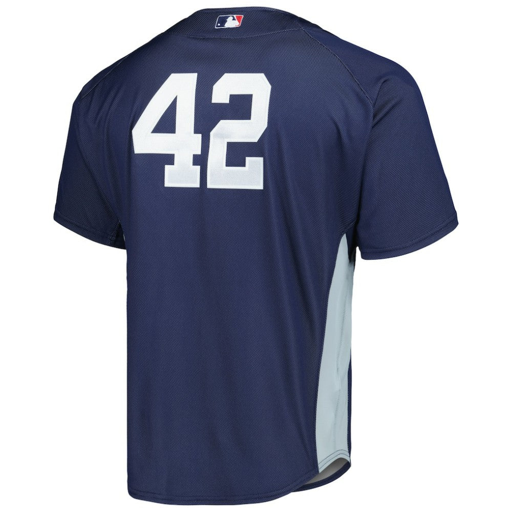 Mariano Rivera New York Yankees Mitchell & Ness Authentic Batting Practice Jersey - Navy - New Era on Sale