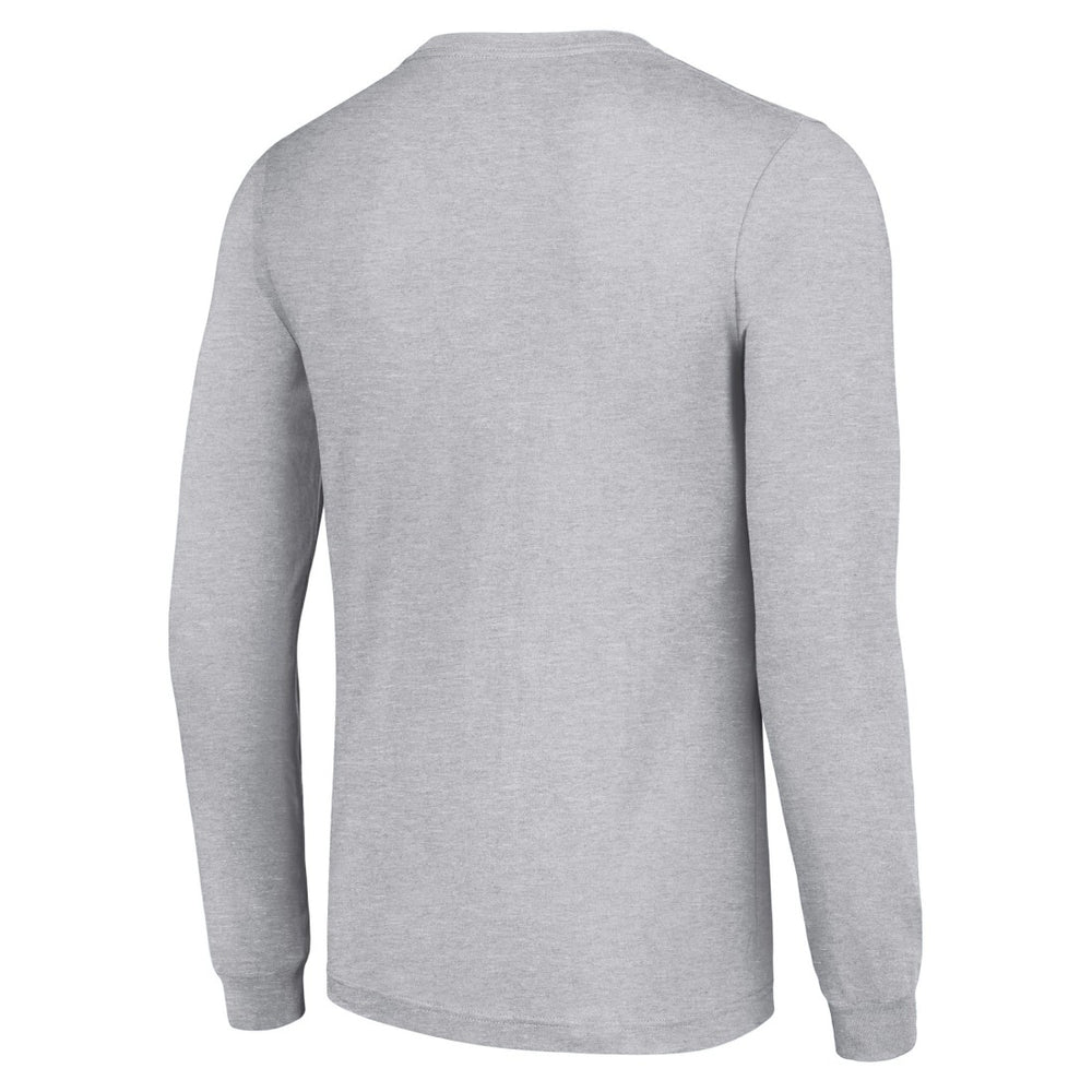 Detroit Lions Starter Tailsweep Long Sleeve T-Shirt Heather Gray