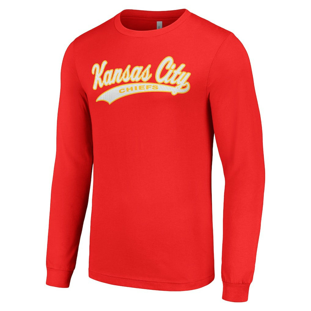 Kansas City Chiefs Starter Tailsweep Long Sleeve T-Shirt Red
