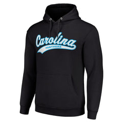 Carolina Panthers Starter Unisex Tailsweep Pullover Hoodie Black