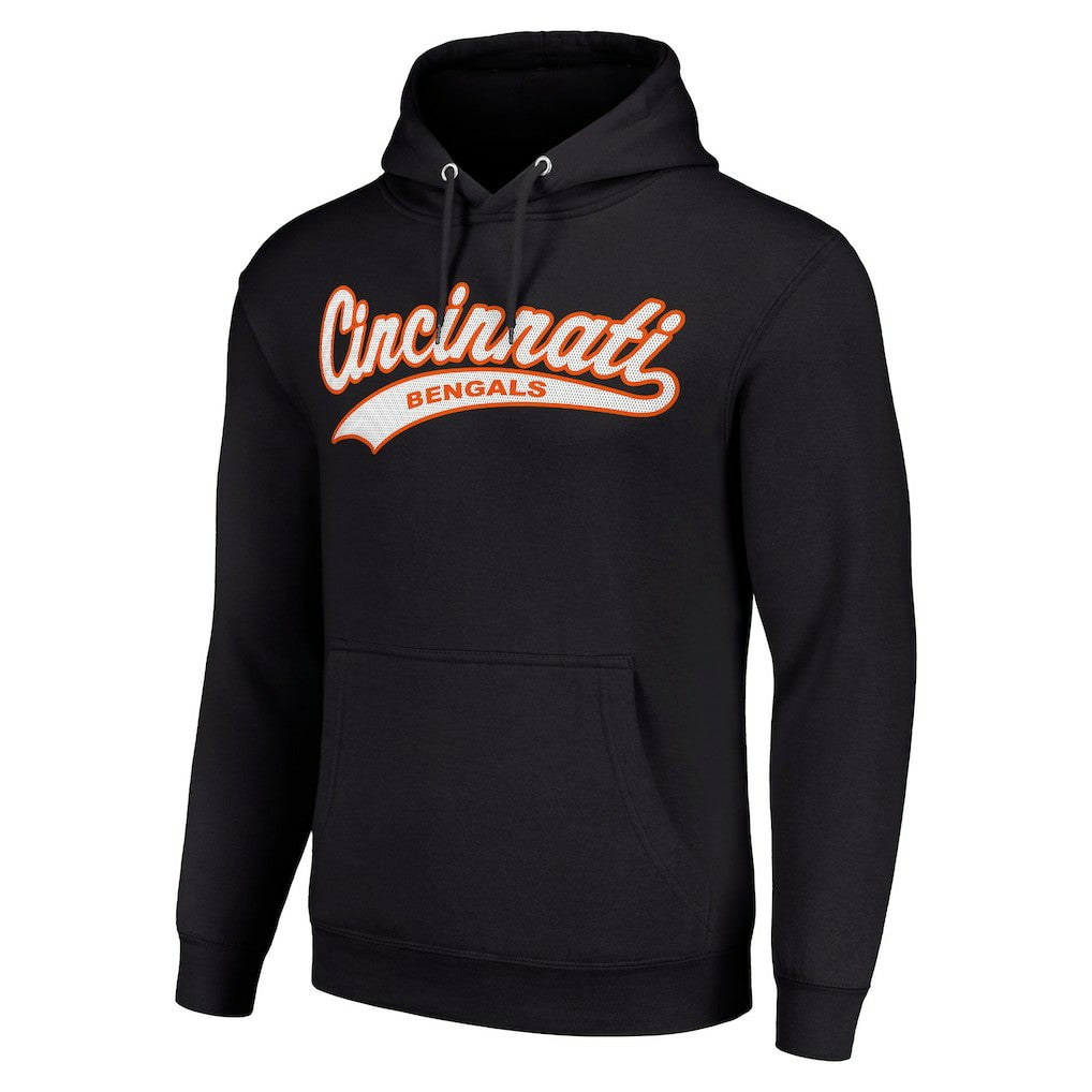 Cincinnati Bengals Starter Unisex Tailsweep Pullover Hoodie Black