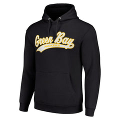 Green Bay Packers Starter Unisex Tailsweep Pullover Hoodie Black