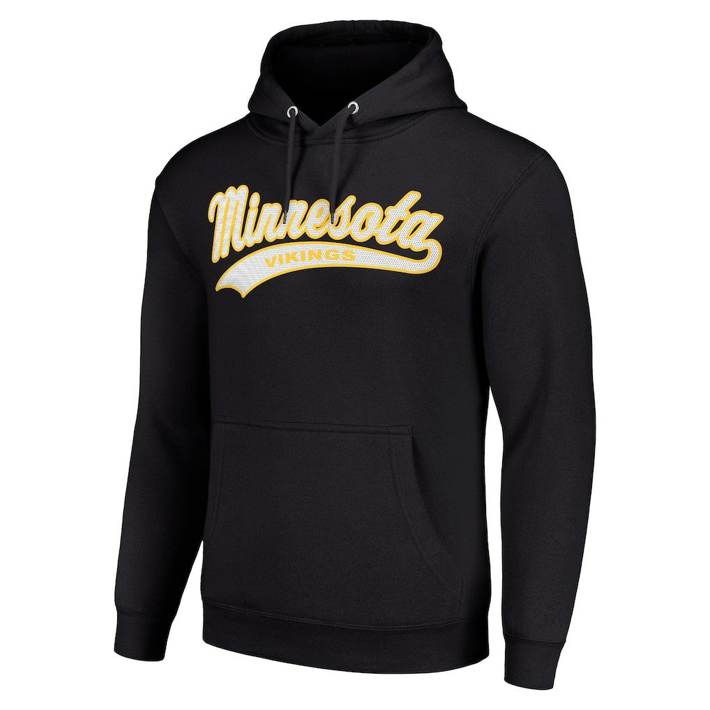 Minnesota Vikings Starter Unisex Tailsweep Pullover Hoodie Black