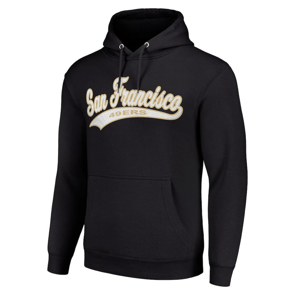 San Francisco 49ers Starter Unisex Tailsweep Pullover Hoodie Black