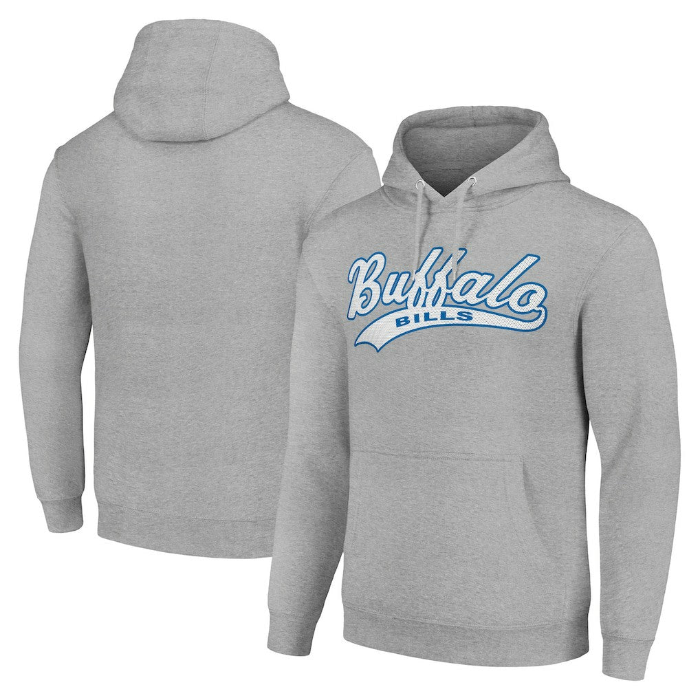 Buffalo Bills Starter Unisex Tailsweep Pullover Hoodie Heather Gray