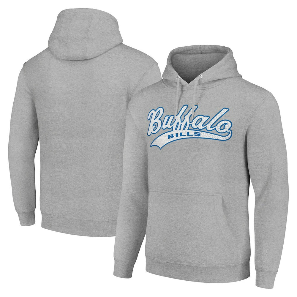 Buffalo Bills Starter Unisex Tailsweep Pullover Hoodie Heather Gray