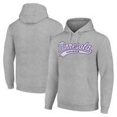 Minnesota Vikings Starter Unisex Tailsweep Pullover Hoodie Heather Gray