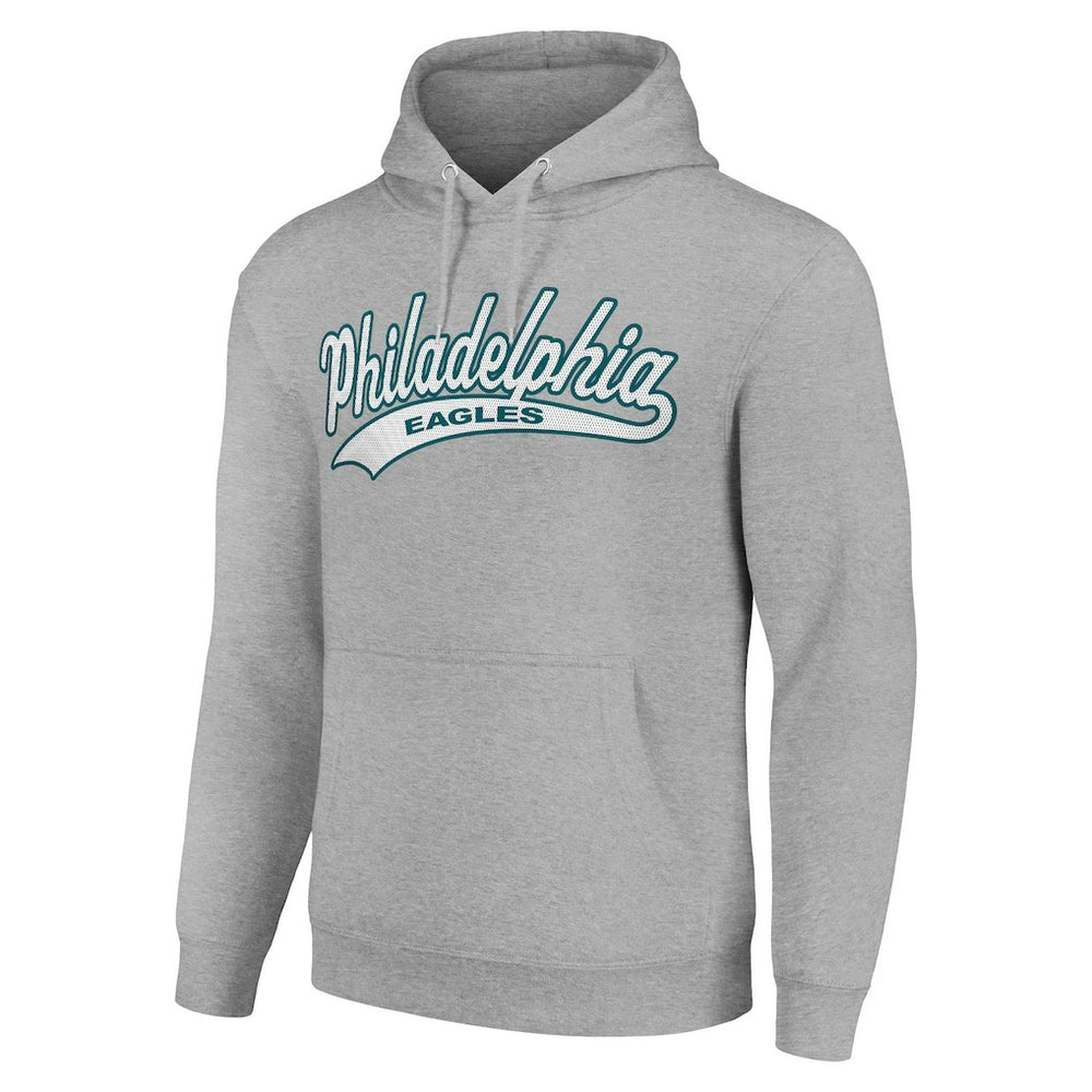 Philadelphia Eagles Starter Unisex Tailsweep Pullover Hoodie Heather Gray