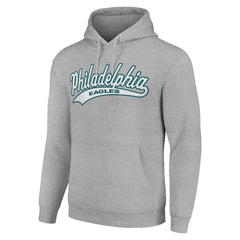 Philadelphia Eagles Starter Unisex Tailsweep Pullover Hoodie Heather Gray